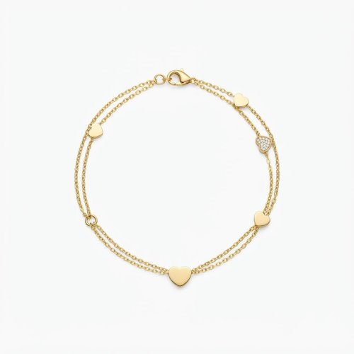 Pulsera corazones 