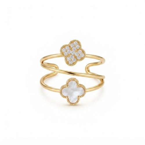 Anillo trébol 