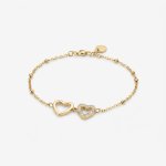 Pulsera 2 corazónes 