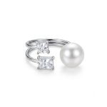 Anillo perla mediana 
