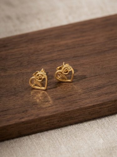 Aretes Corazon